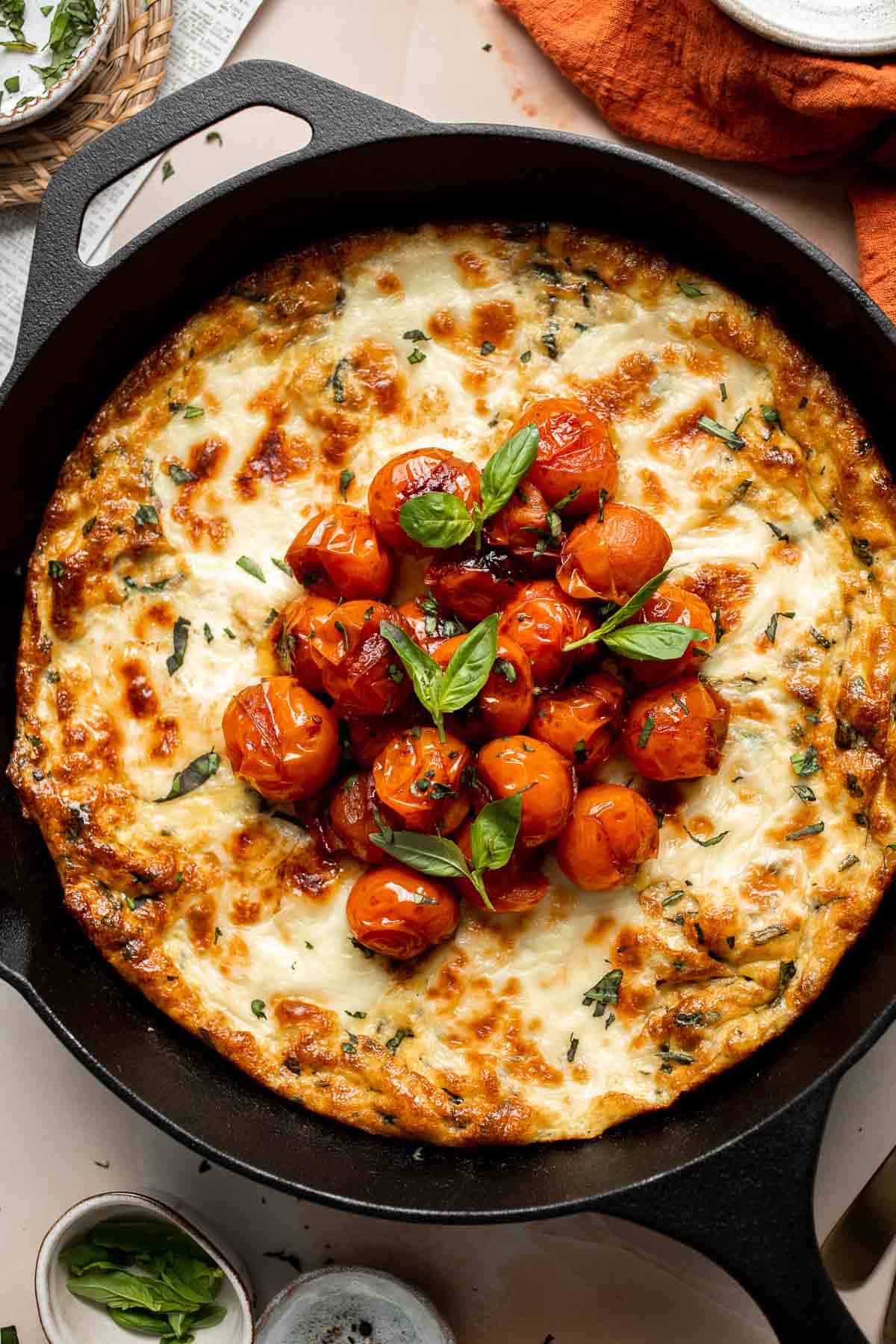 Minute Caprese Frittata: Your Easy Go-To for Any Meal