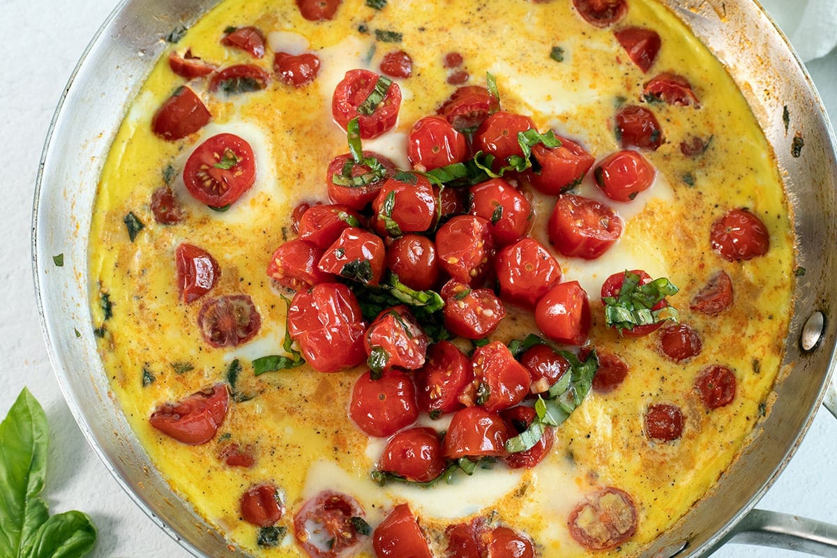 Whip Up a Caprese Frittata: Quick, Fluffy & Freezable Recipe